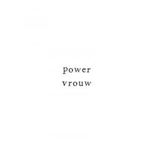 Wenskaart Power vrouw